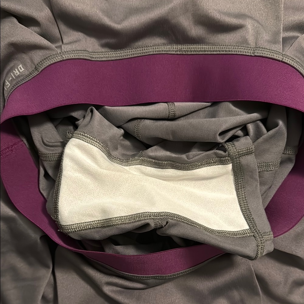 Nike Women's Two-Tone Skirt - Gray and Purple - Picture 5 of 5